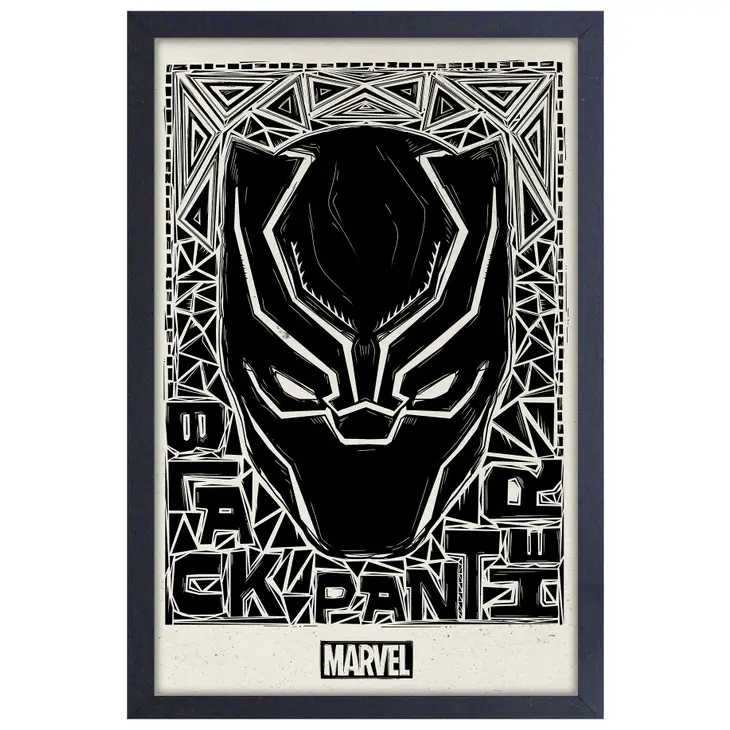 Black Panther Framed Print