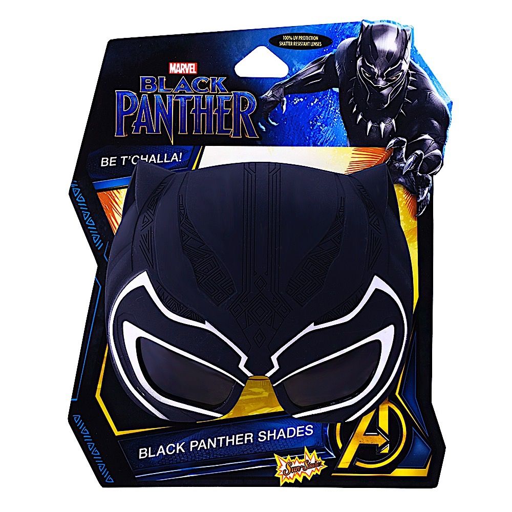 Black Panther Sun Stache Sunglasses