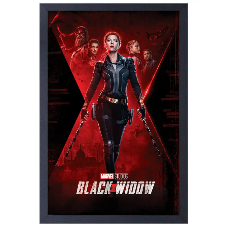 Black Widow Movie Framed Print