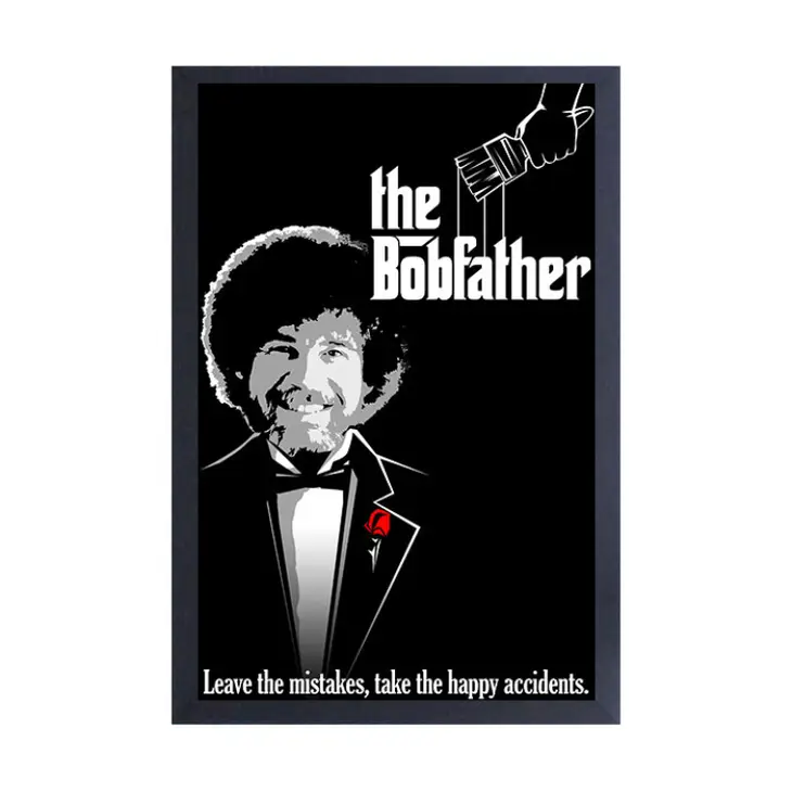 Bob Ross - The Bobfather Framed Print