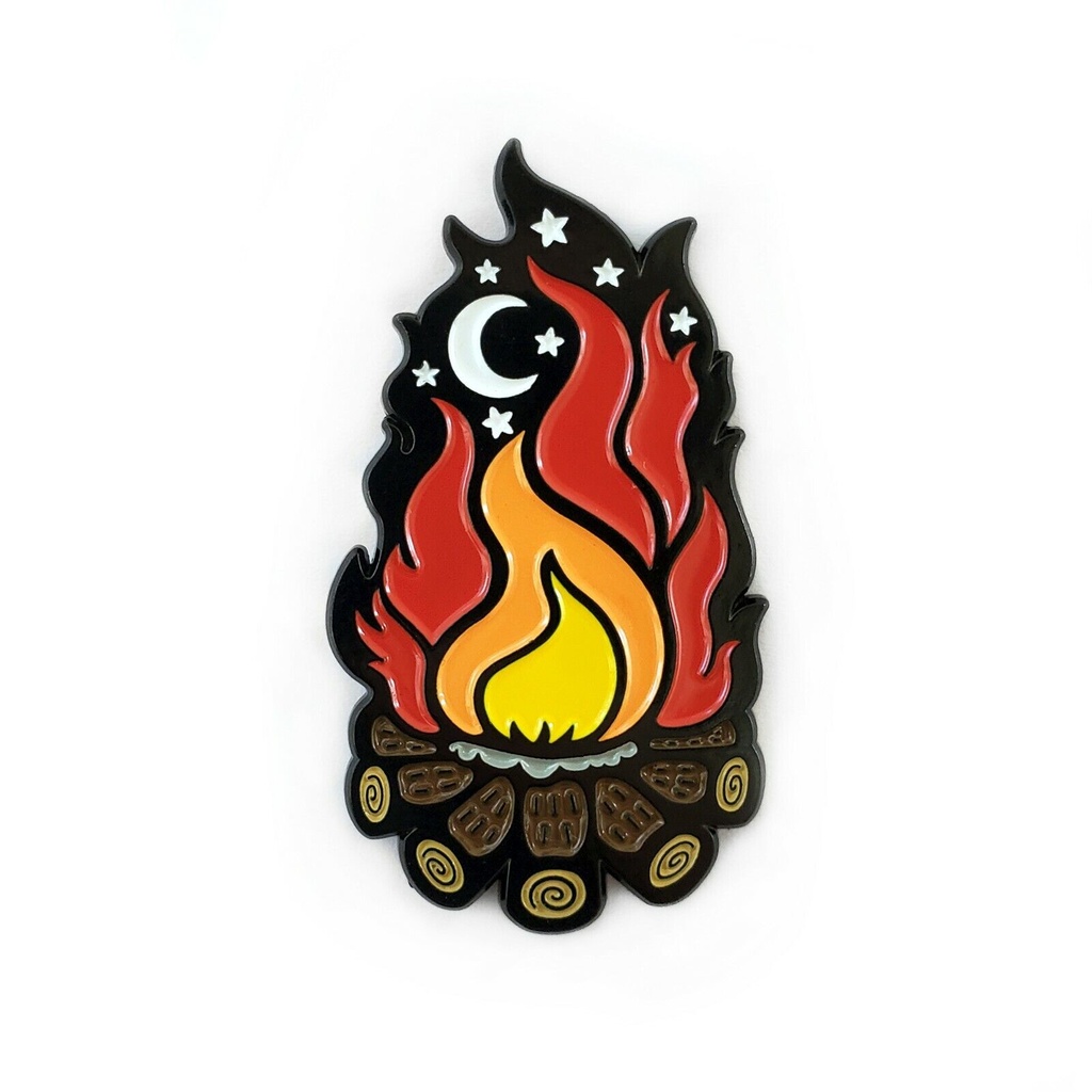 Campfire Outdoors Enamel Pin