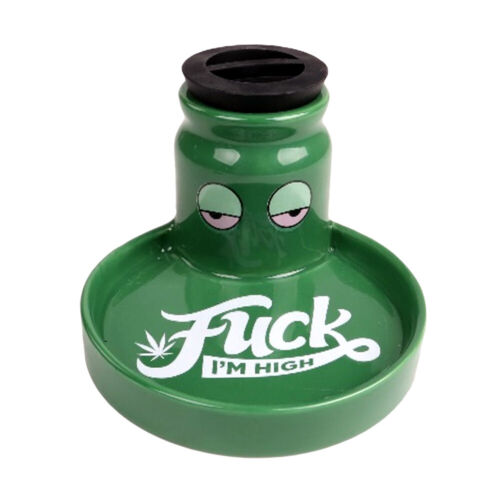 Ceramic 2 in 1 Airtight Stashtray | F*ck I'm High | 5"x3"