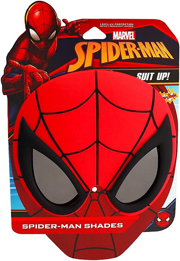 Classic Large Spider Man Sun Stache Sunglasses