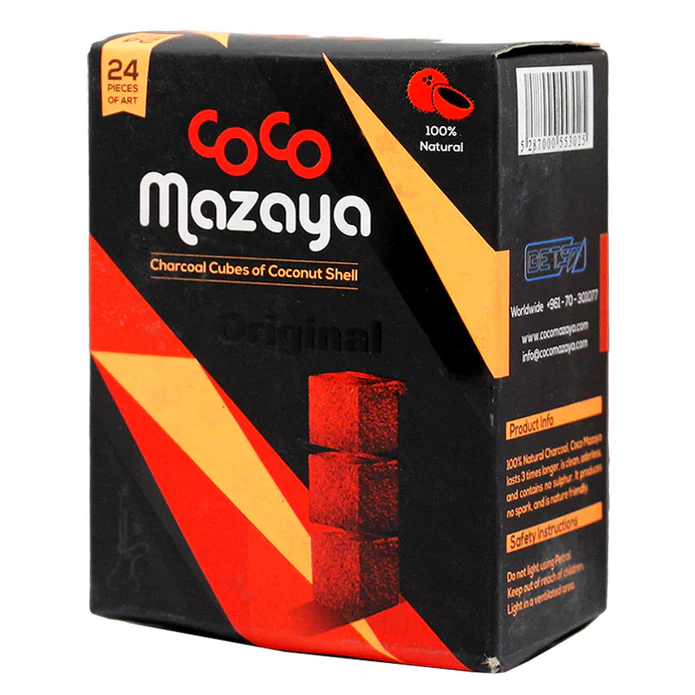 Coco Mazaya Hookah Charcoal 24pc