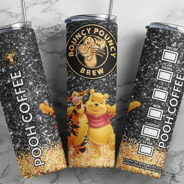 Bouncy Pouncy Brew Pooh & Tigger 20oz Tumbler