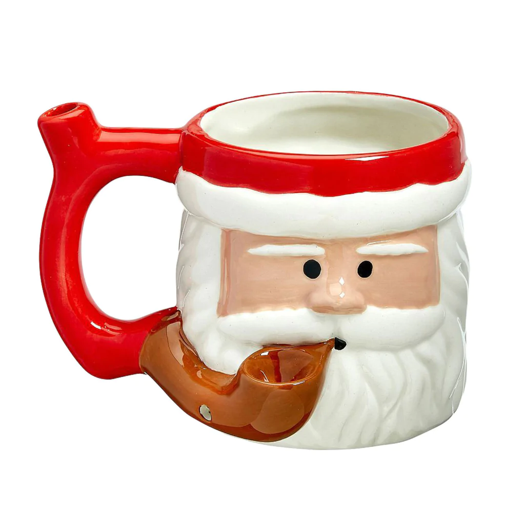 Ceramic Santa Mug Pipe