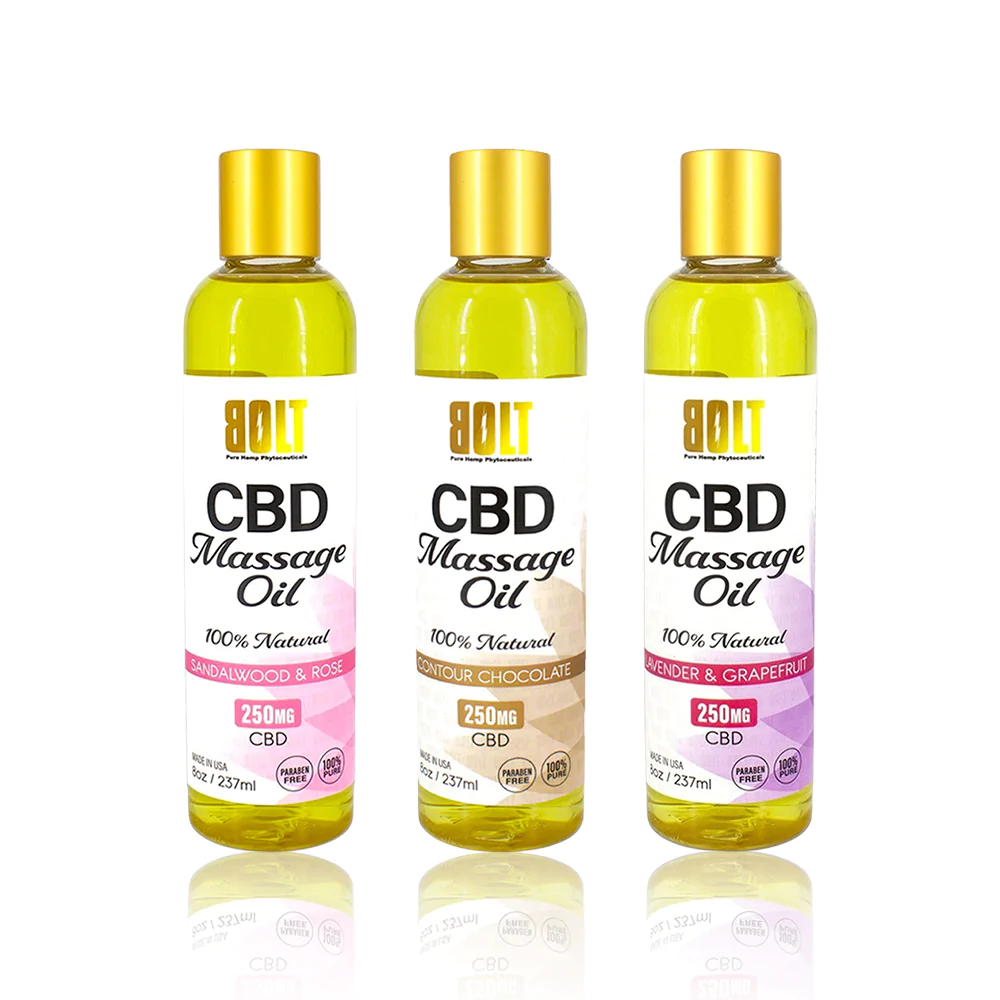 Bolt CBD Massage Oil 250MG