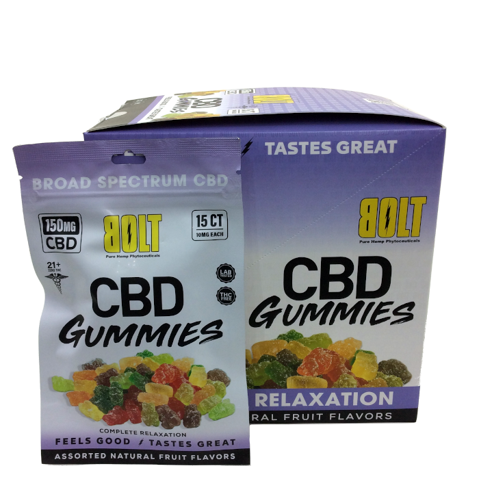 Bolt CBD Gummies Pouch 150mg