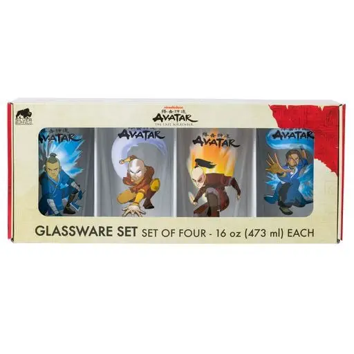 Avatar Character Poses 4pc. 16oz. Pint Glass Set