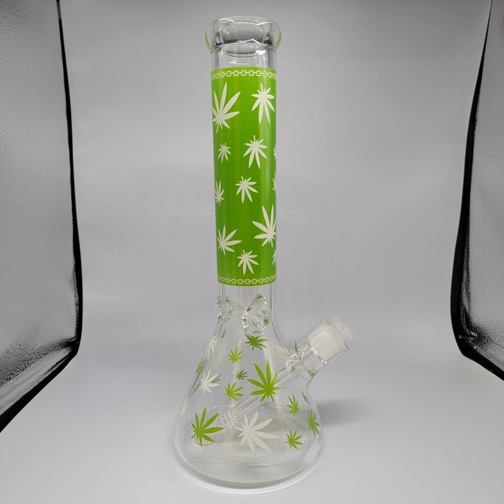 Brandless Green Weed Beaker 14 inch