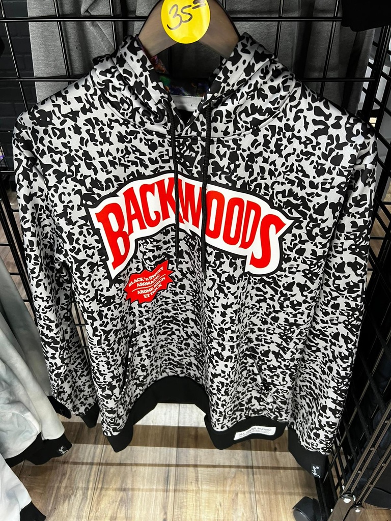 Backwoods Black'N Sweet Aromatic Grey Hoodie