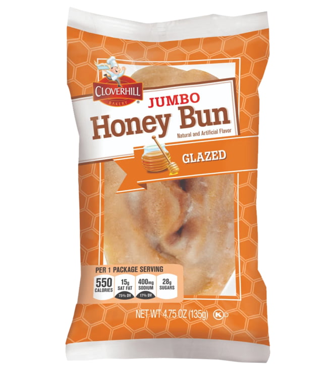Cloverhill Jumbo Honey Buns 4oz