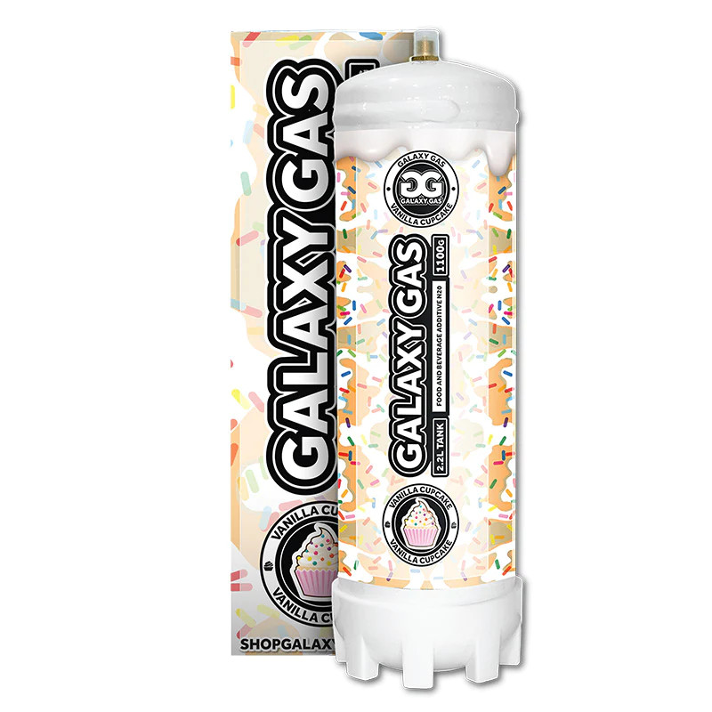 Galaxy Gas 2.2L XXL 1100g Vanilla Cupcake