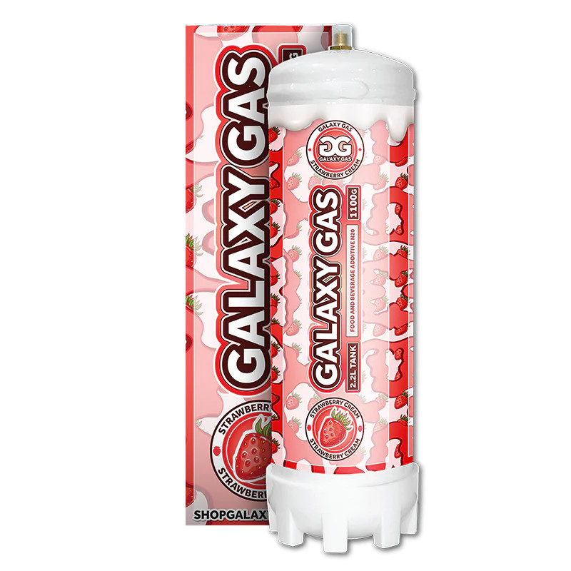 Galaxy Gas 2.2L Tank XXL 1100G Strawberry Cream