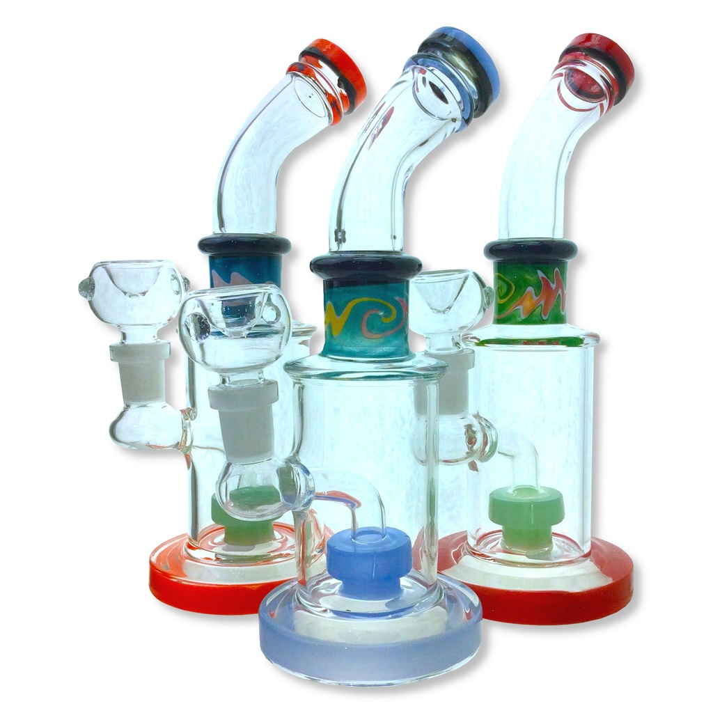 Bent Molino Water Pipe 8"